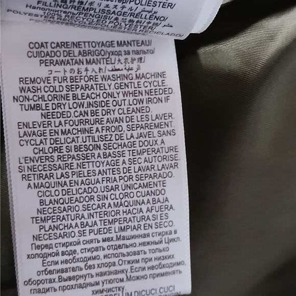 BCBGMAXAZRIA Women’s Faux Fur Hooded Parka Coat Winter Jacket Insulated Sz Small - Picture 14 of 14